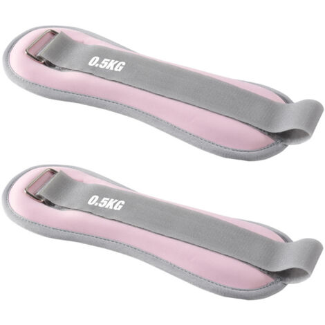 2 pièces Sac de Sable pour Cheville avec Sangle Réglable et Fermeture Velcro, Entraînement Musculation 1.1lb pour Danse
