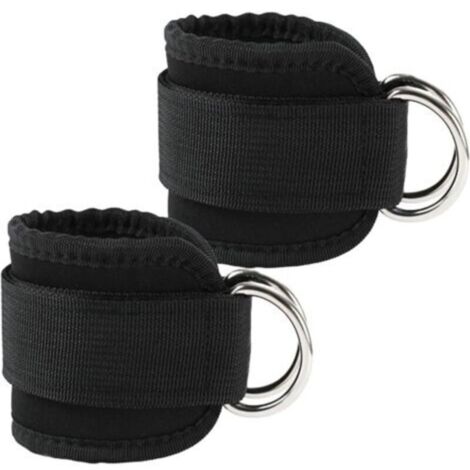 2 Pièces Sangle Cheville Musculation Poulie, Sangle Musculation et de sur Le Câble Machines, Ankle Straps pour Sport Kickback Les Jambes et Les Fessi