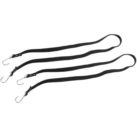 2 Pièces Sangles Élastiques RC Nylon pour Attache et Fixation de Tous Modèles de Voitures Télécommandées Noires