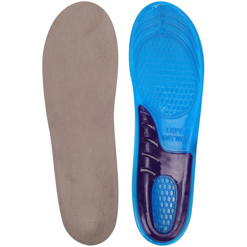 2 pièces Semelles Respirantes pour Chaussures, Coussinets de Massage Anti-Choc Taille Moyenne