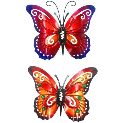 18 pièces/set En PVC Autocollant Motif Papillon , Créatif Ajouré Décoration  Murale Papillon 3D Auto-Adhésif Pour Salon , Chambre À Coucher, Mode en  ligne