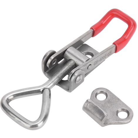 2 Pièces Serre-Joint à Bascule en Acier Inoxydable 304, Fixation Rapide et Réglable pour Atelier