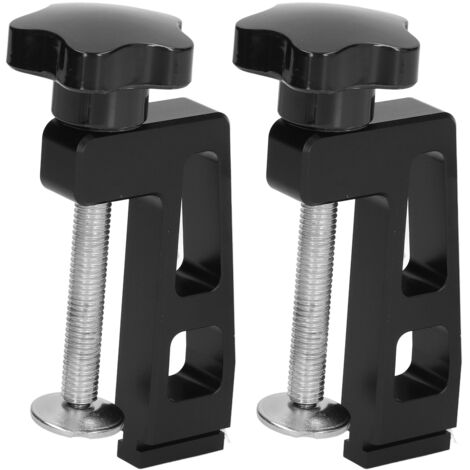 2 Pièces Serre-joint pour Bois Type T 45 et 75, Rail en Alliage d'Aluminium avec Clip de Fixation