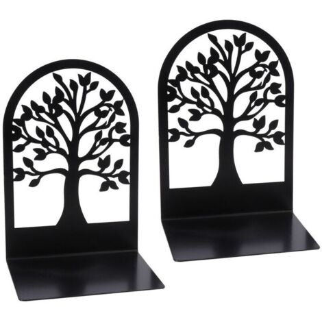 2 Pièces Serre-Livres. Serre-Livres Pour Contenir Des Livres. Serre-Livres Décoratifs. Porte-Livres Pour La Maison. L'École Ou Le Bureau. Serre-Livres En Métal Lourd. Serre-Livres Pour Étagères Noir