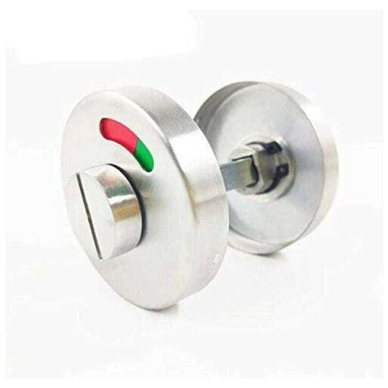 2 pièces serrure de porte de toilette, indicateur de pêne dormant occupé serrure de porte salle