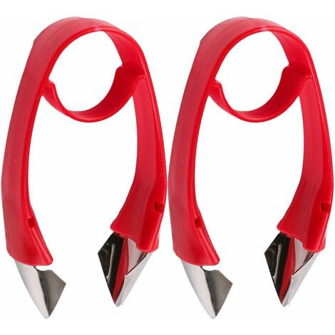 Strawberry Huller and Strawberry Slicer Set, Strawberry Tomato Potato  Pineapple Carrot Stem Remover, Wild Strawberry Corer Cutter Red