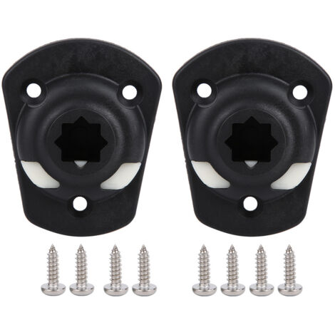 2 pièces Support de Canot Accessoires pour Canne à Pêche avec Vis de Fixation