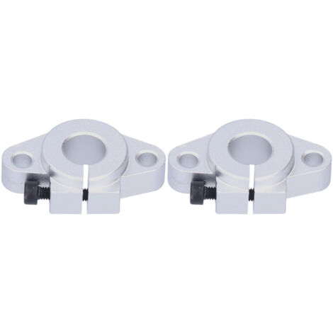 2 Pièces Support de Guidage Linéaire SHF12 pour Arbres de 12mm, Rail de Mouvement Horizontal et Monture d'Axe