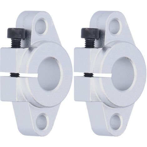 2 Pièces Support de Guidon Linéaire SHF12 pour Arbres 12mm, Glissière de Déplacement Horizontal et Monture Axiale