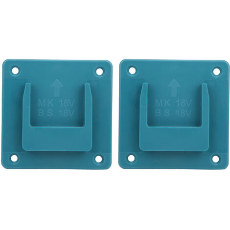 2 pièces support de Machine support de rangement mural dispositifs de fixation pour outil électrique Makita 18VCyan