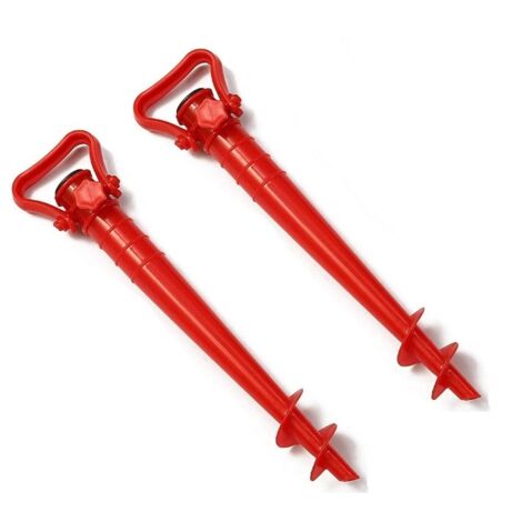 2 pièces Support de parasol, manchon de sol, chevilles de sol de plage, pour parasol universel