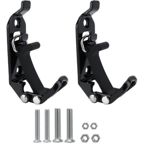 2 pièces – Support de pelle pour barres de toit, fixation universelle pour camion et voiture, avec vis et écrous inclus, compatible avec les barres transversales standard