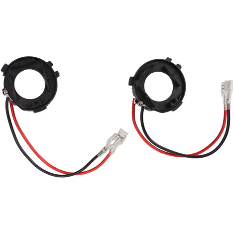 2 Pièces Support de Phare LED en Plastique Résistant à la Corrosion avec Fil TK‑114