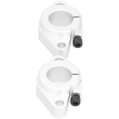 2 Pièces Support de Rail Linéaire à Guidage Lisse, Traitement Thermique pour Faible Friction et Haute Performance