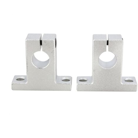 2 pièces Support de Rail Linéaire SK12 pour Axe Optique Vertical