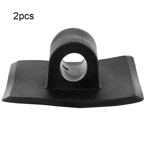 2 Pièces Support Moteur Plastique Noir pour Bateau Kayak Canoë - Fixation Clip
