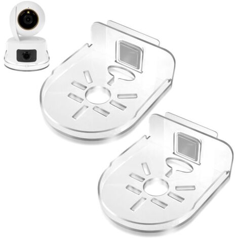 2 Pièces Support Mural Compatible avec TP-Link Tapo Caméra Surveillance, Plastique Universels Accessoires Supports pour Caméra Dôme
