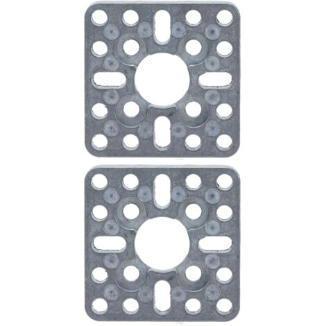 2 Pièces Supports Servo 40x40mm Aluminium Anodisé Haute Dureté pour Modèles Robotiques