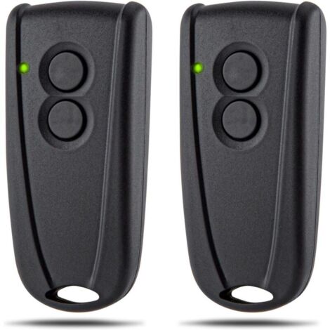 2 pièces Télécommande d'ouverture de Garage pour EcoStar RSC2-433 RSE2-433, télécommande de Porte pour Hormann EcoStar Liftronic 500/700/800 pour Portronic D2500/D5000/S4000