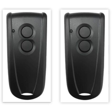 2 Pièces Telecommande Porte de Garage pour EcoStar RSC2-433 RSE2-433 RSZ1-433, pour Hormann Ecostar Liftronic/TUBAUTO EuroPro 500/700/800, pour Portro