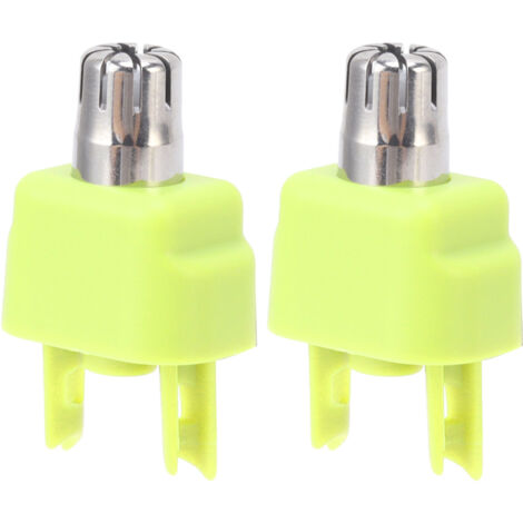 2 pièces Tête de Remplacement pour Tondeuse à Poils de Nez QP210 QP220 QP2515 QP2520 QP6510 QP6530 - Accessoire Rasoir Nasal et Oreille