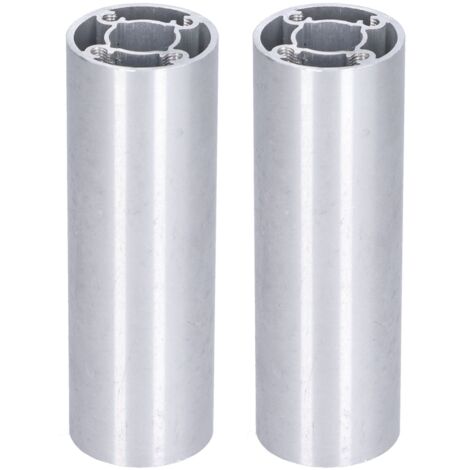 2 Pièces Tube Alliage d'Aluminium 6063 Droit pour Robots, Sièges de Roulement OD 32mm, Accessoires Mécaniques