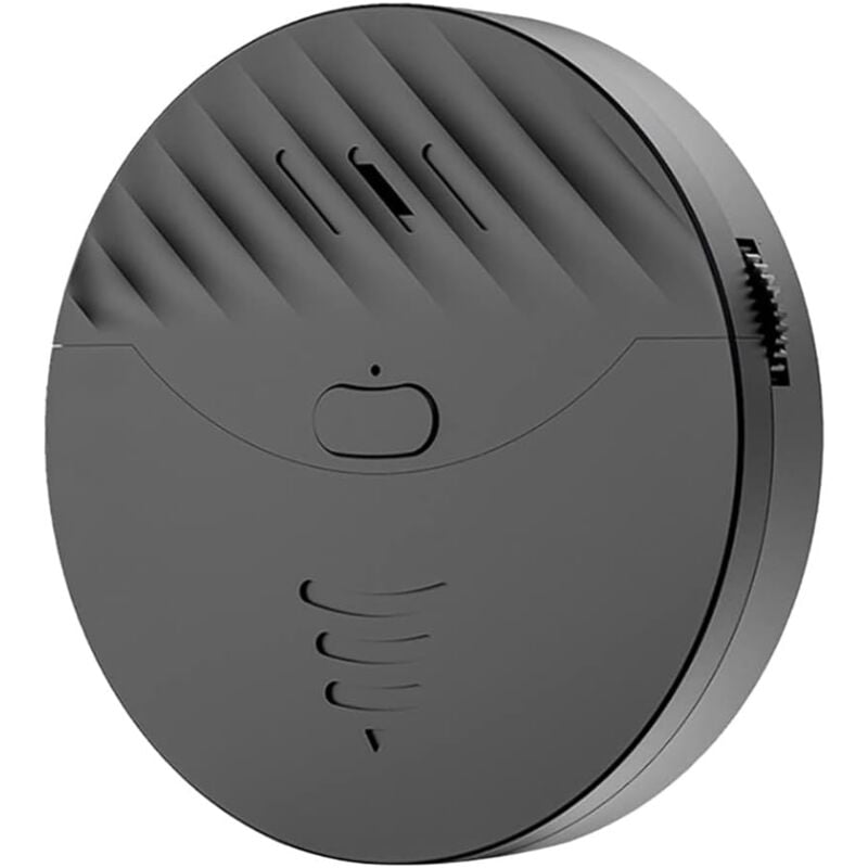 2 pièces Tuya Smart WiFi Alarme Porte et Fenêtre Capteur de Vibration Alerte de Protection de Sécurité , Smart Life (NOir)