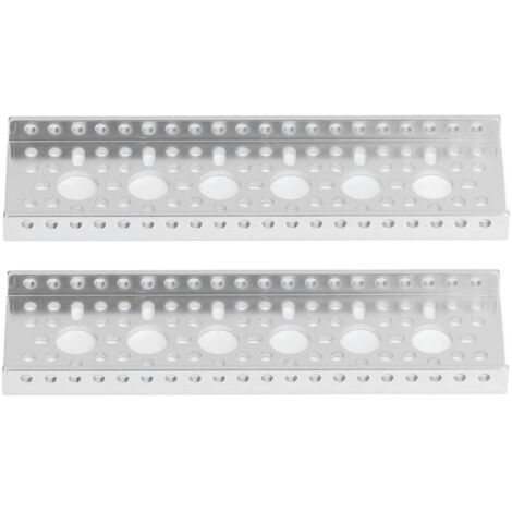 2 Pièces U en Aluminium 48x12mm, Profilé Lourd 3 Côtés, Pièce Accessoire pour Robot 3121-0006-0168
