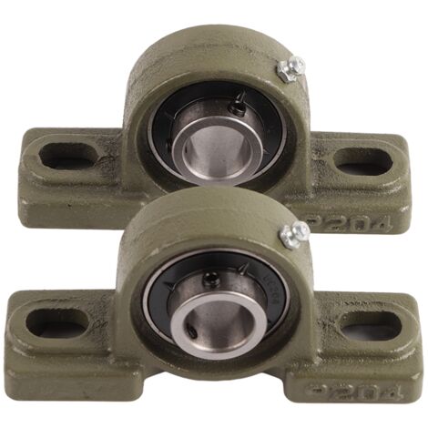 2 pièces UCP204 Palier à Roulement à Billes Monté, Alésage de 20mm