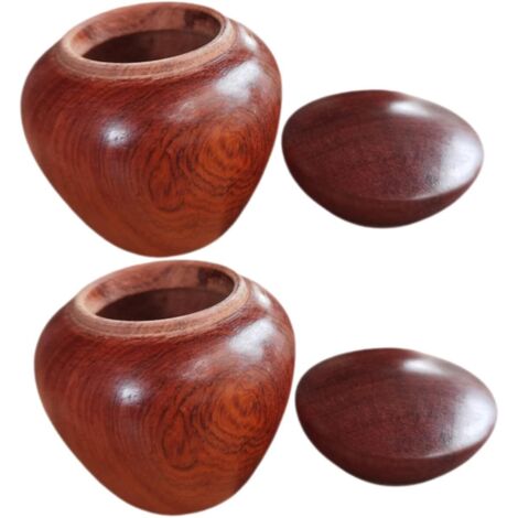 2 pièces Urne Funéraire Mini Massif pour Cendres et Animaux Urne Souvenir
