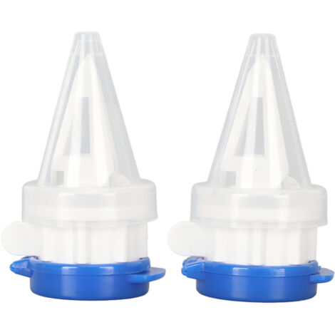 2 pièces Verseur à Bouteille pour Boissons avec Couvercle, Distributeur de Lait Ergonomique, Facile à Installer, Séparateur de Boissons pour Cuisine Maison