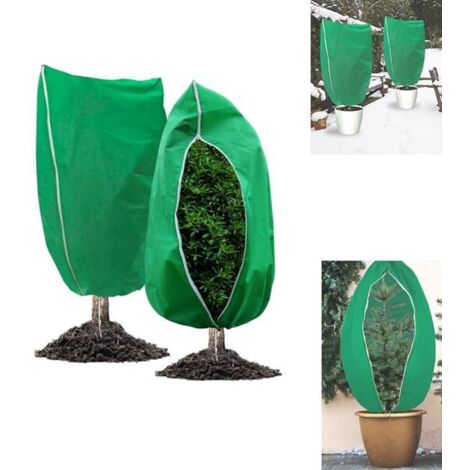 2 pièces Voile d'Hivernage pour Plantes Extérieures 180x120 cm, Bâche de Protection Extérieure avec Cordon Ajustable, Housses de Pro