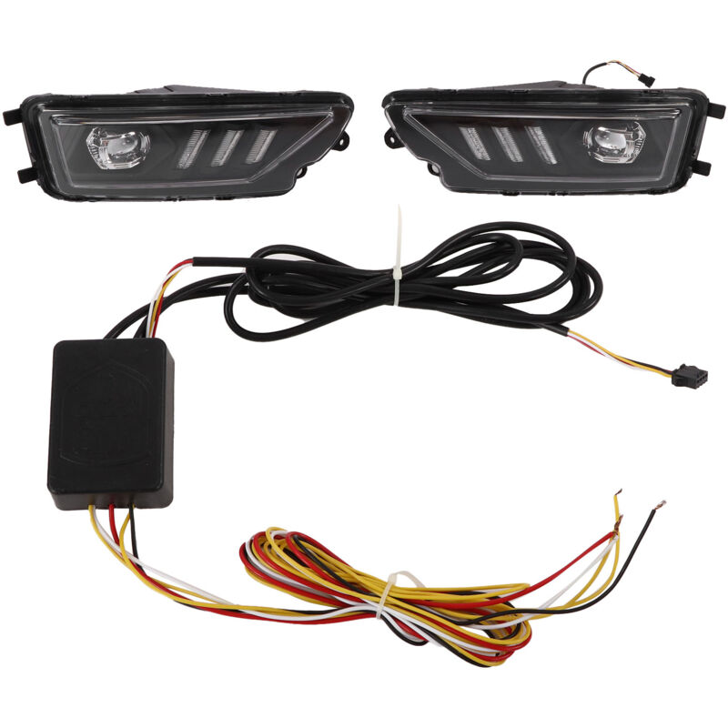 2 pièces voiture led antibrouillard feux de jour dc 12V étanche antichoc Modification