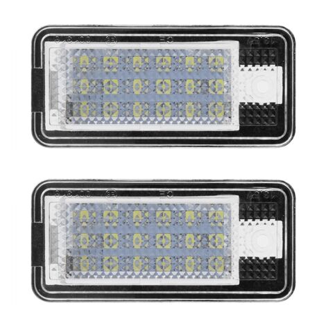 2 pièces voiture Led numéro Hop-Lpl0114 plaque lampe ampoule Kit pour Audi A3 S3 A4 S4 B6 B7 A6 C6 S6