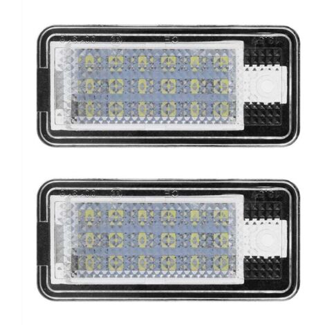 2 pièces voiture Led numéro Hop-Lpl0114 plaque lampe ampoule Kit pour Audi A3 S3 A4 S4 B6 B7 A6 C6 S6 A