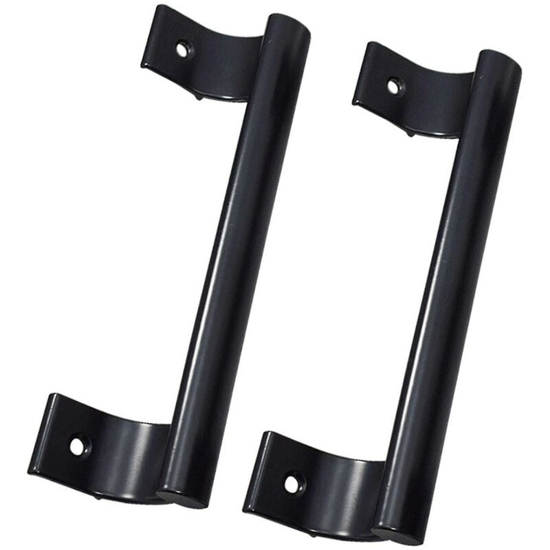 Csparkv - 2 pièces/ensemble poignées (noir) de porte coulissante facile à installer Garage grange cuisine moderne aluminium vitrine Dr