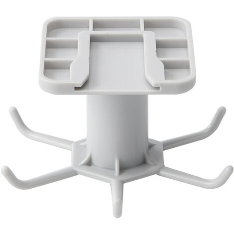 2 piezas Porta Utensili da Cucina, Rotazione di 360° Adesivo Forte Porta Utensili da Cucina para Bagno e Cucina gris