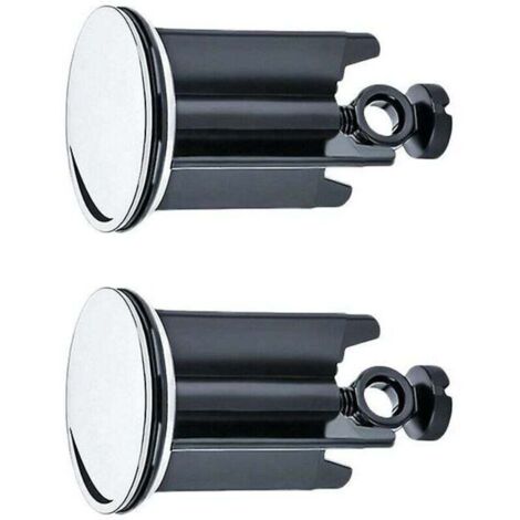 (2 piezas)Tapón de fregadero universal de 40 mm, tapón de drenaje, con junta de goma, tapón ajustable en altura, resistente a la corrosión