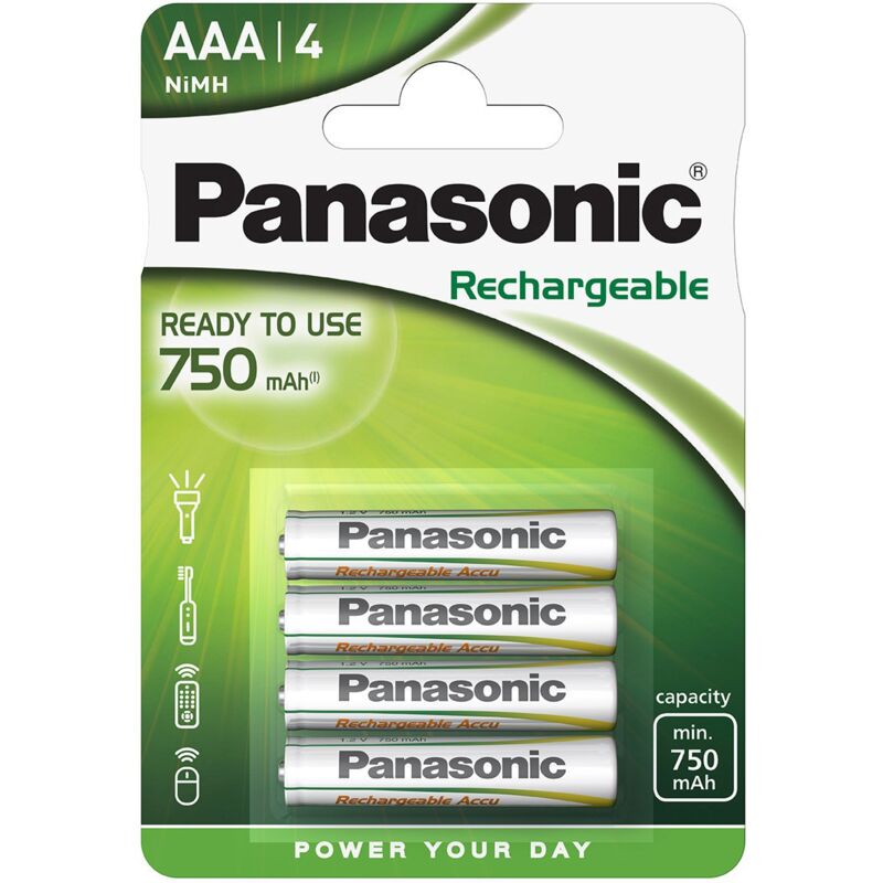 4 Piles rechargeables aaa LR03 HHR-4MVE