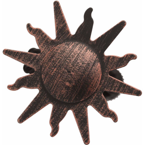 2 Pinces décorative Soleil - Cuivre