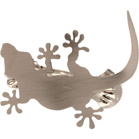 2 Pinces Lézard - Chrome Mat