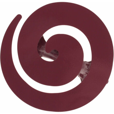 2 Pinces Spirale - Prune