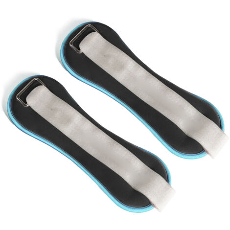 2 Poids pour Poignets et Chevilles 0.6kg, Entraînement Fitness Course à Pied Gymnastique, Sangle Discrète Noire