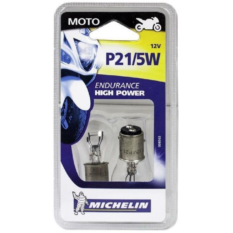 Michelin - 2 POIRET.P21/5W moto - 12V 008563