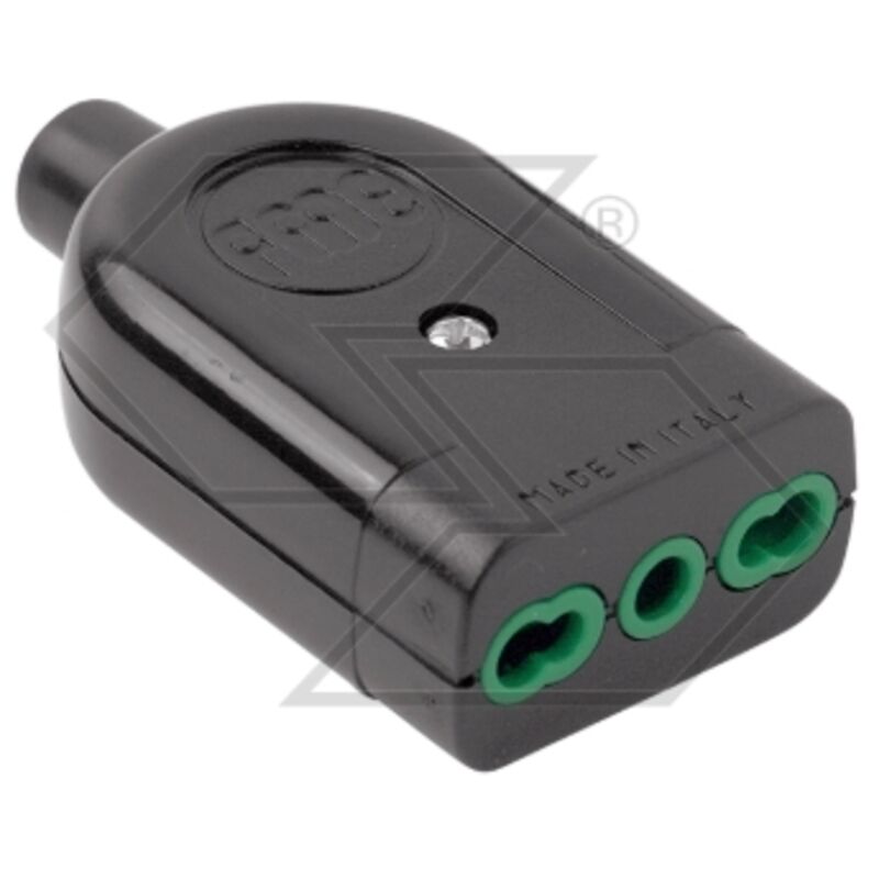 Image of 2-poliger Stecker + Erde 16A 220V Zweipolig mit breitem und engem Raster