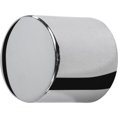 2 pomoli tappo cromo terminale per tubo tende diametro 20 mm
