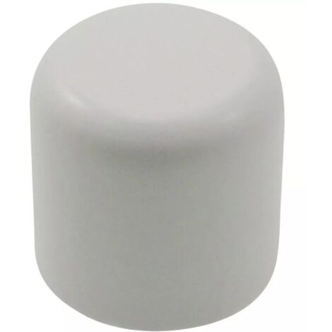 2 pomoli tappo per bastone ø23mm - colore bianco.