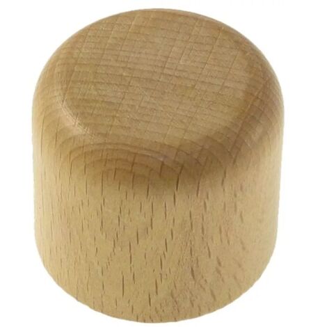 2 pomoli tappo per bastone ø28mm - colore naturale.