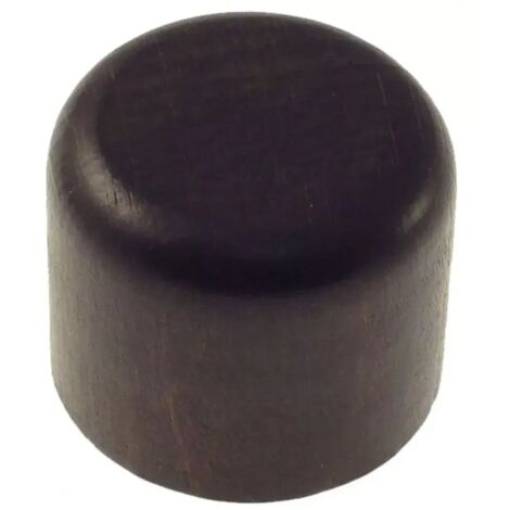 2 pomoli tappo per bastone ø28mm - colore noce.