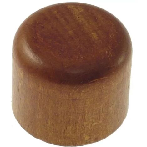 2 pomoli tappo per bastone ø28mm - colore teak.
